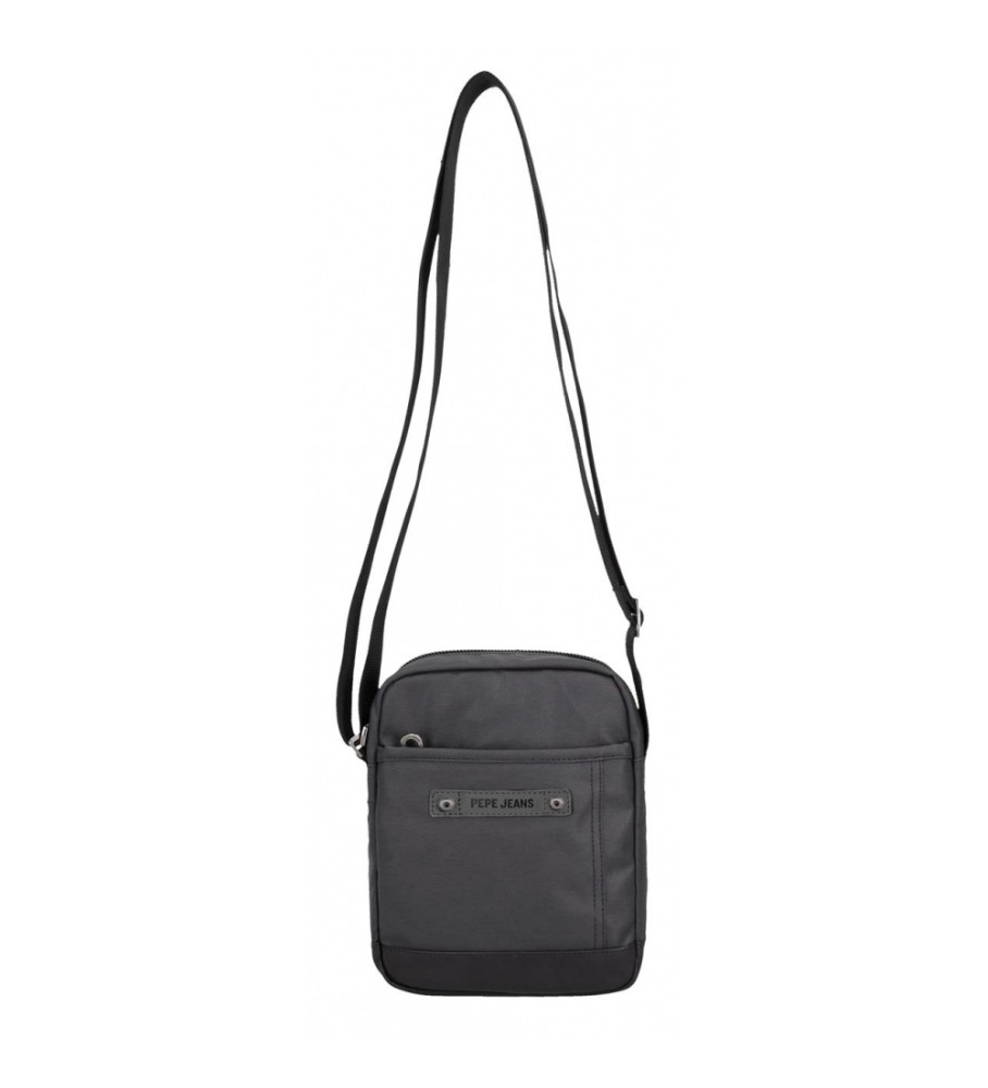 Bolsa de ombro média Pepe Jeans Hatfield preta