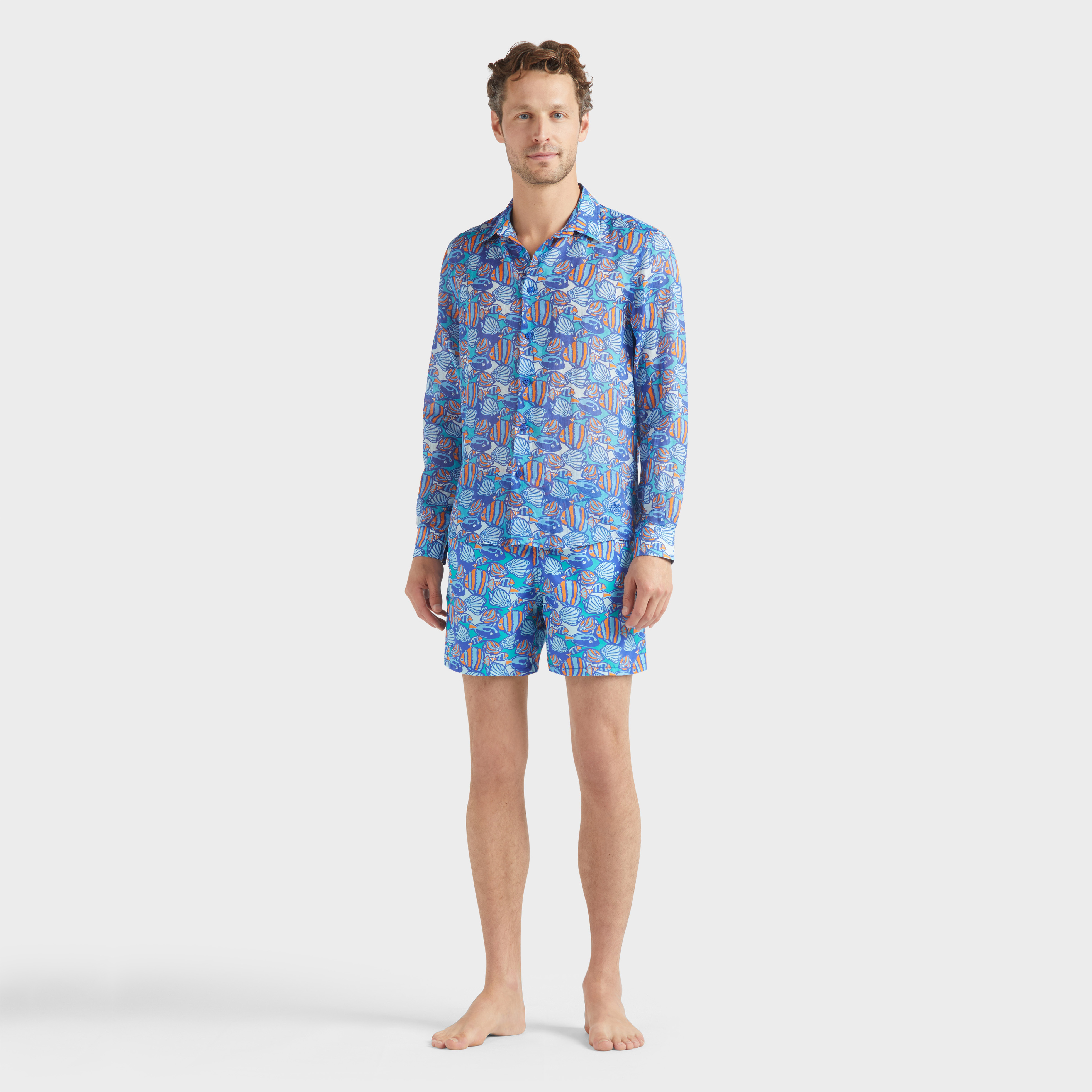 Chemise en ramie homme Fishy Vibes