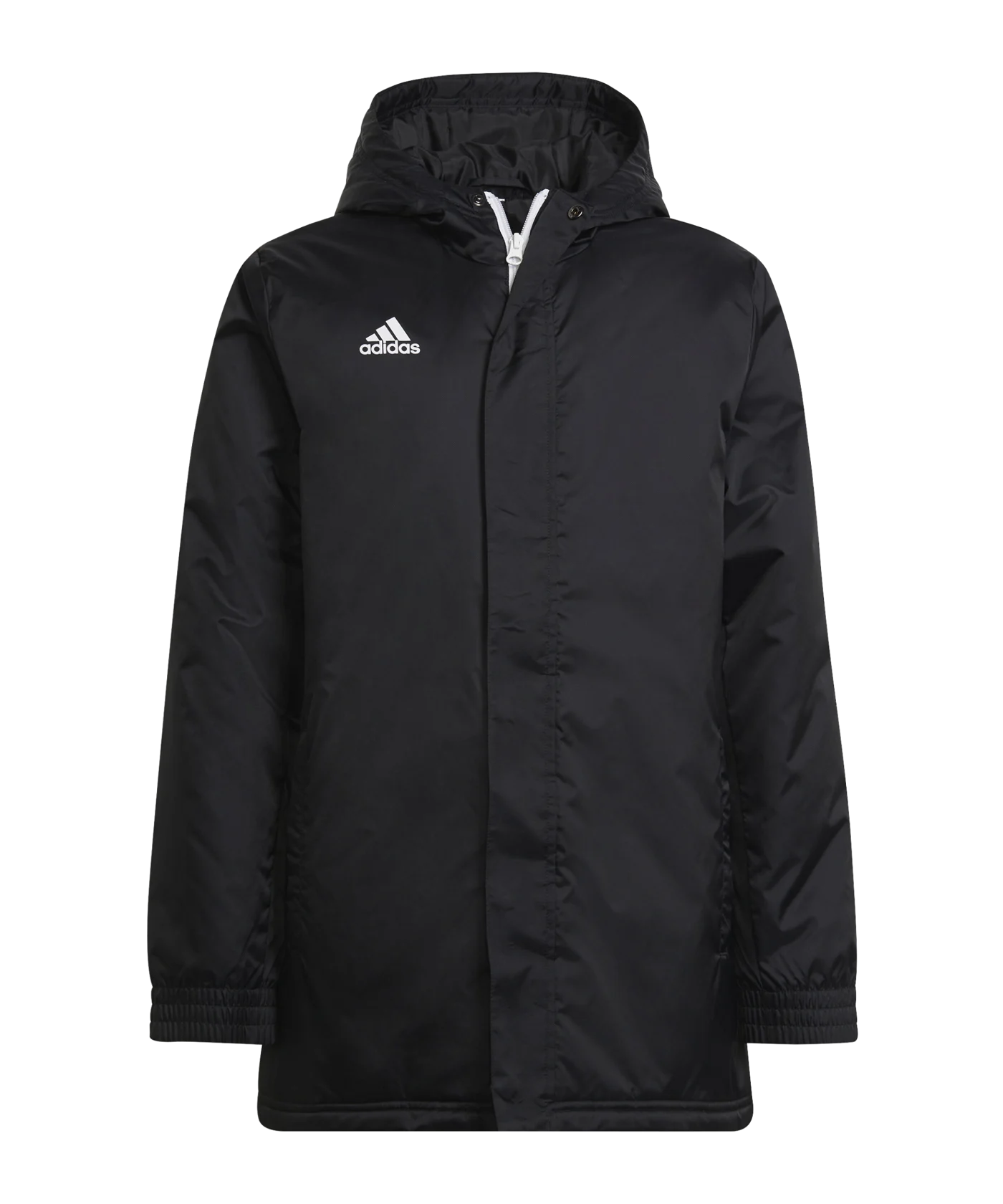 adidas Entrada 22 Stadium Winterjacke Kids Schwarz
