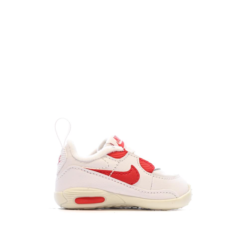 Nike Baskets Blanches/Rouges Garçon Nike Max 90