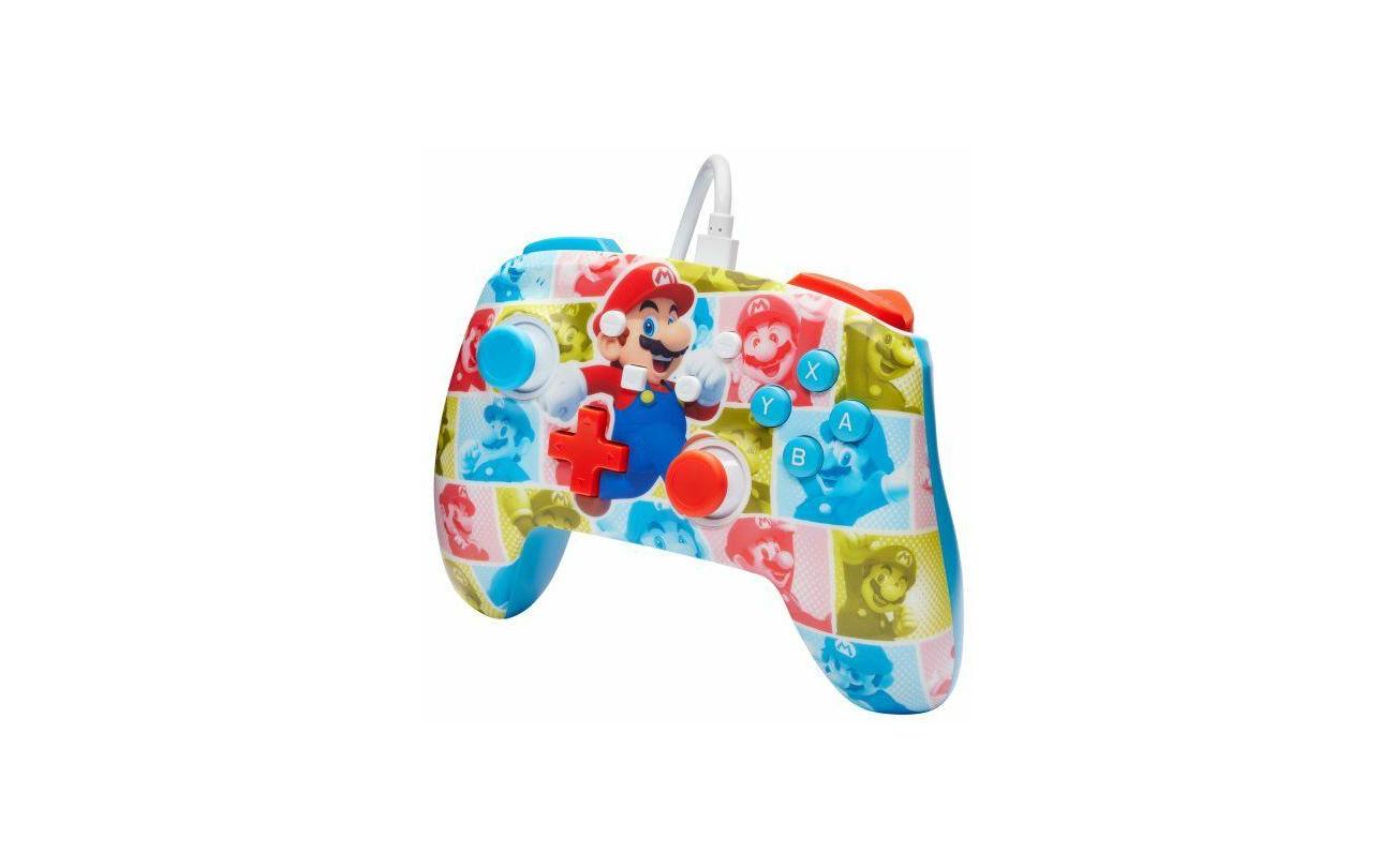 Switch PowerA Wired Controller Mario Hero Reel