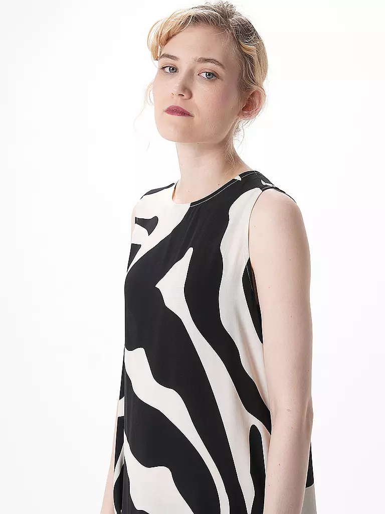 SOMEDAY Midikleid QUOLLY ANIMAL schwarz