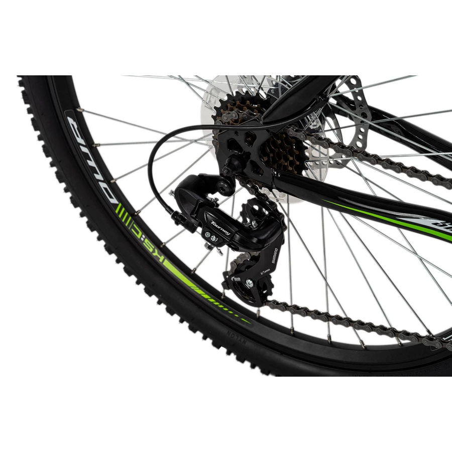 KS Cycling Mountainbike Hardtail 26 Zoll Sharp schwarz-grün schwarz-grün