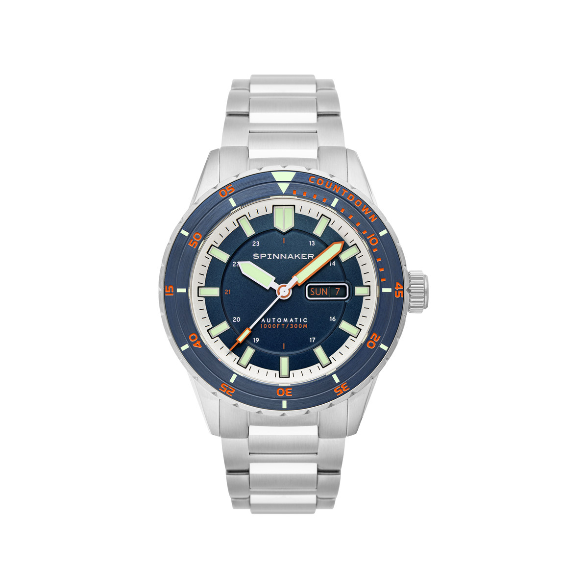 Montre Spinnaker Hass homme automatique bracelet acier