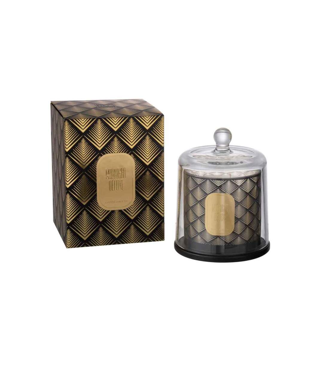 Paris Prix - Bougie Parfumée midnight Deluxe 18cm Sapphire Amber Tea