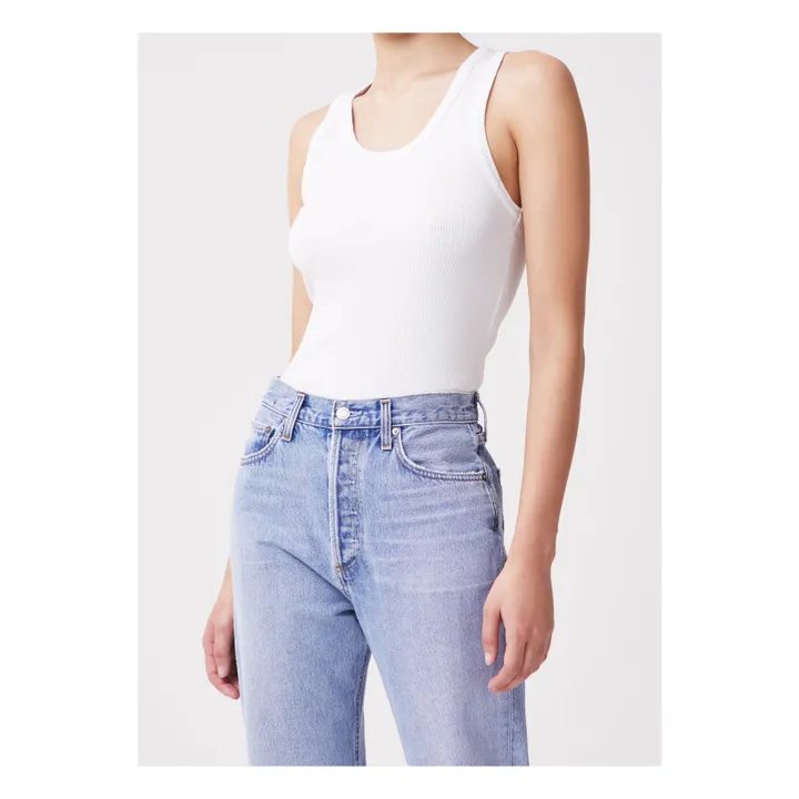 Agolde Débardeur Poppy Coton Bio | Blanc