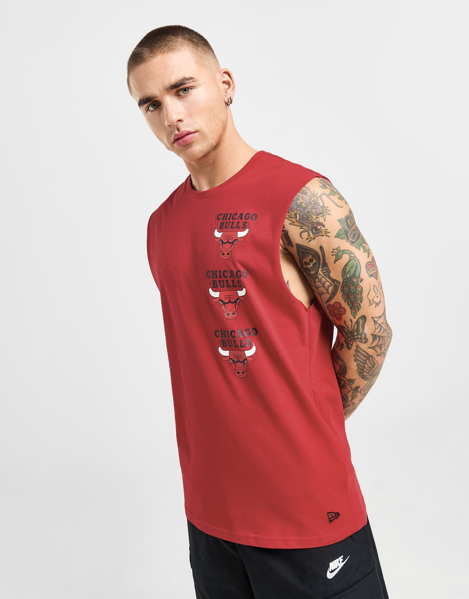 New Era Débardeur NBA Chicago Bulls Stack Homme