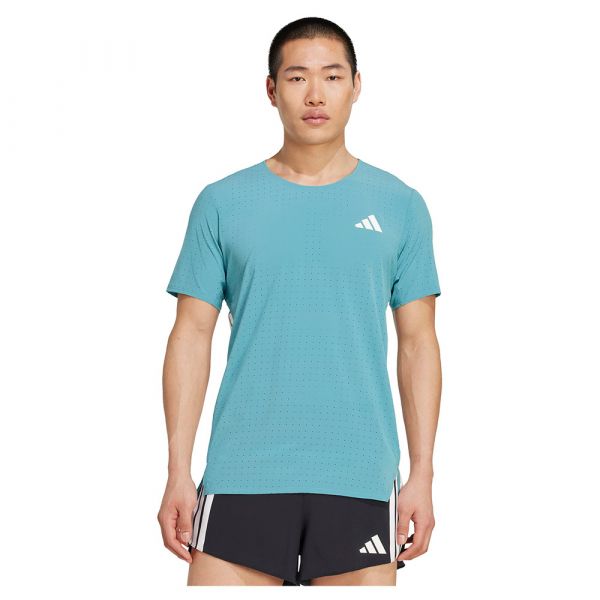 Adidas T-shirt Adizero jv7170 M Azul