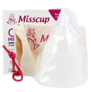 Eco Conseils Misscup Menstruatie Cup Groot Kleurloos 1ST