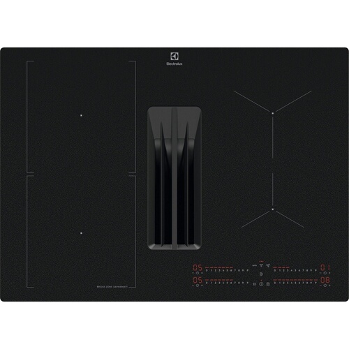 Plaque de cuisson avec hotte intégrée Electrolux KCC73443CZ SAPHIRMATT