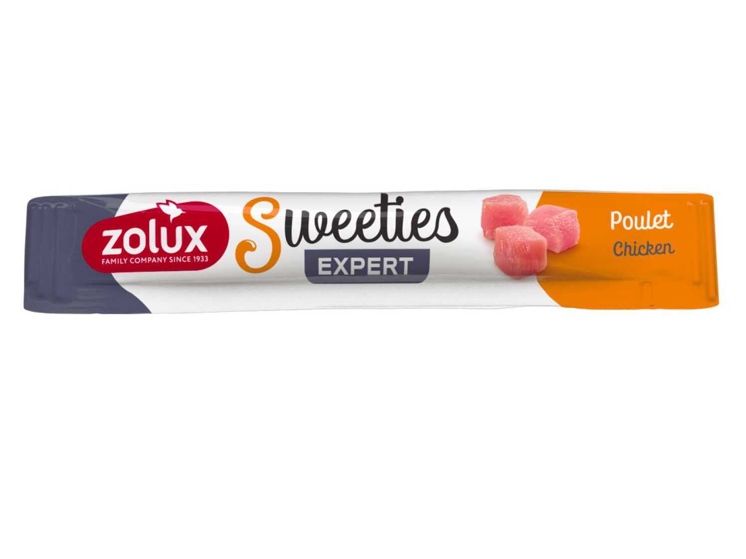 SNACK LÍQUIDO PARA CÃO ZOLUX SWEETIES FRANGO 14G