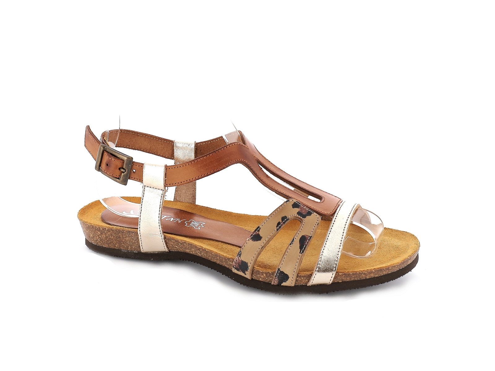 Xapatan-1535 Cuir Multi-Marron