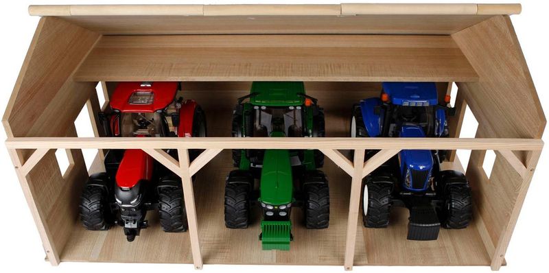 Kids Globe - Loods Voor Tractoren - Hout - Geschikt Voor Bruder Tractoren - 1:16
