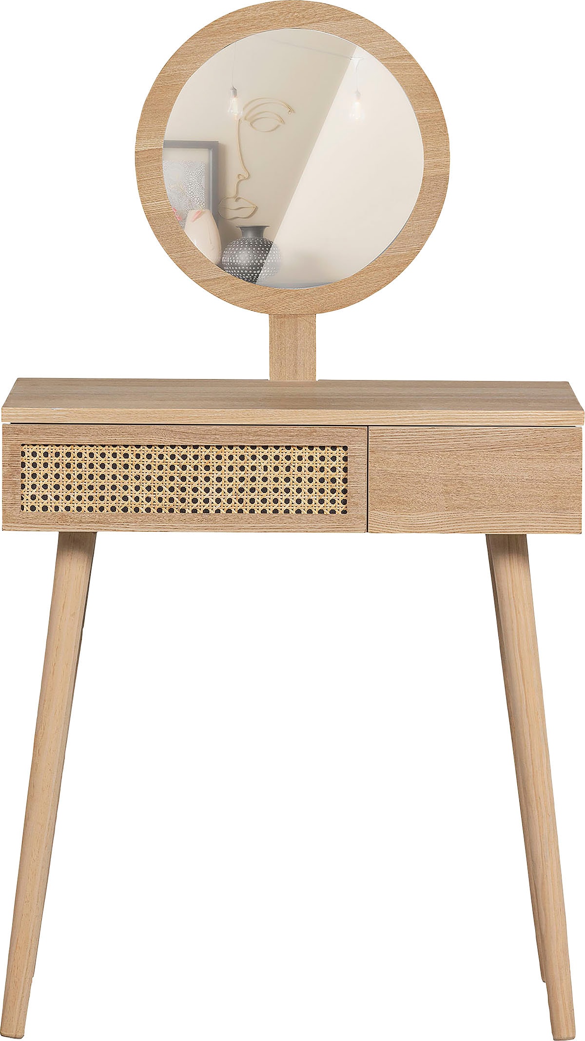 WOOOD Schminktisch »Soof« inkl. Spiegel, H 125 cm x B 70 cm