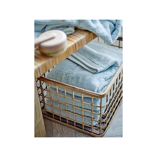 Södahl Comfort Organic Håndklæde, Linen Blue, 40x60 cm
