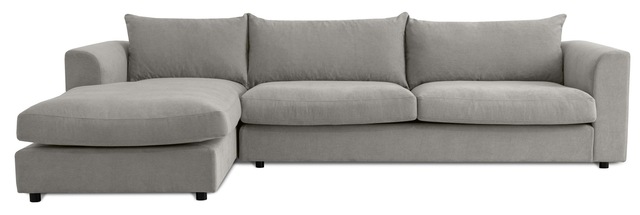 LeGer Home by Lena Gercke Ecksofa »Avelina« Breite 297 cm, in Cord- und Chenille- Stoff, Rückenkissen mit Federn