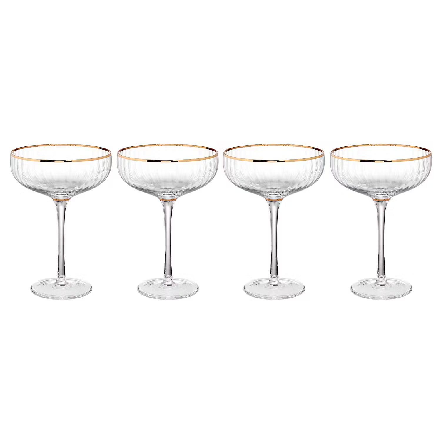 GOLDEN TWENTIES Champagnerschale 4er-Set