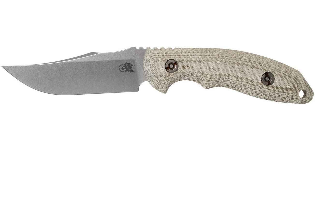 Rick Hinderer The Emmett, CPM 20CV, Green Micarta jachtmes