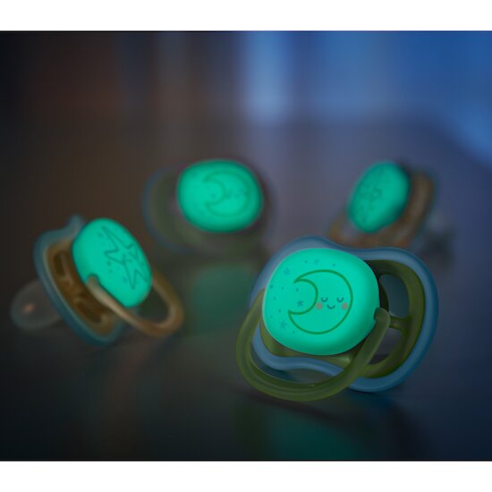 Sucette Nuit Ultra air   Gris        18 mois +   de               Philips AVENT