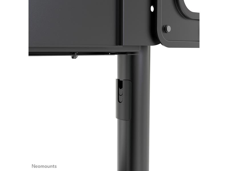 NEOMOUNTS TV-Trolley NS-M1250 Schwarz Mobiler Bodenständer für Flachbild-Fernseher bis 70