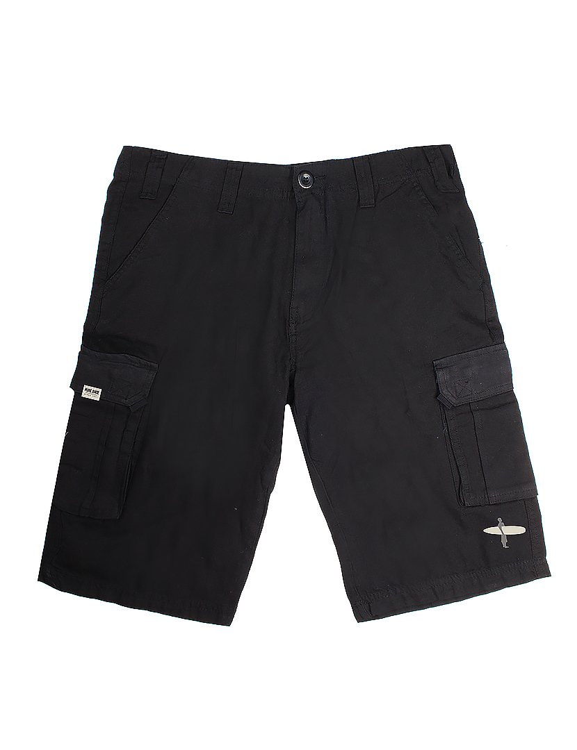 Men's Black Cargo Shorts