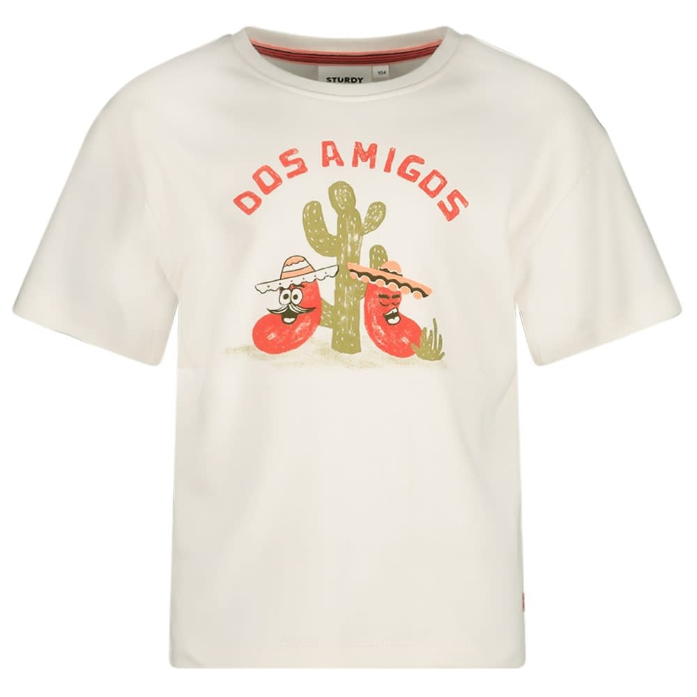 Sturdy Sturdy t-shirt oversized - Desert Fiesta offwhite