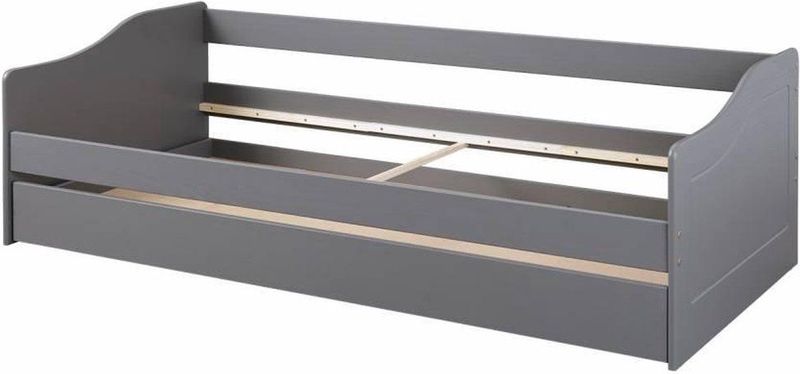 Kajuitbed Malte - Grijs - Bedlade - Stevig - Functioneel