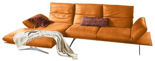 KOINOR Ecksofa FRANCIS L-II India Leder sungelb