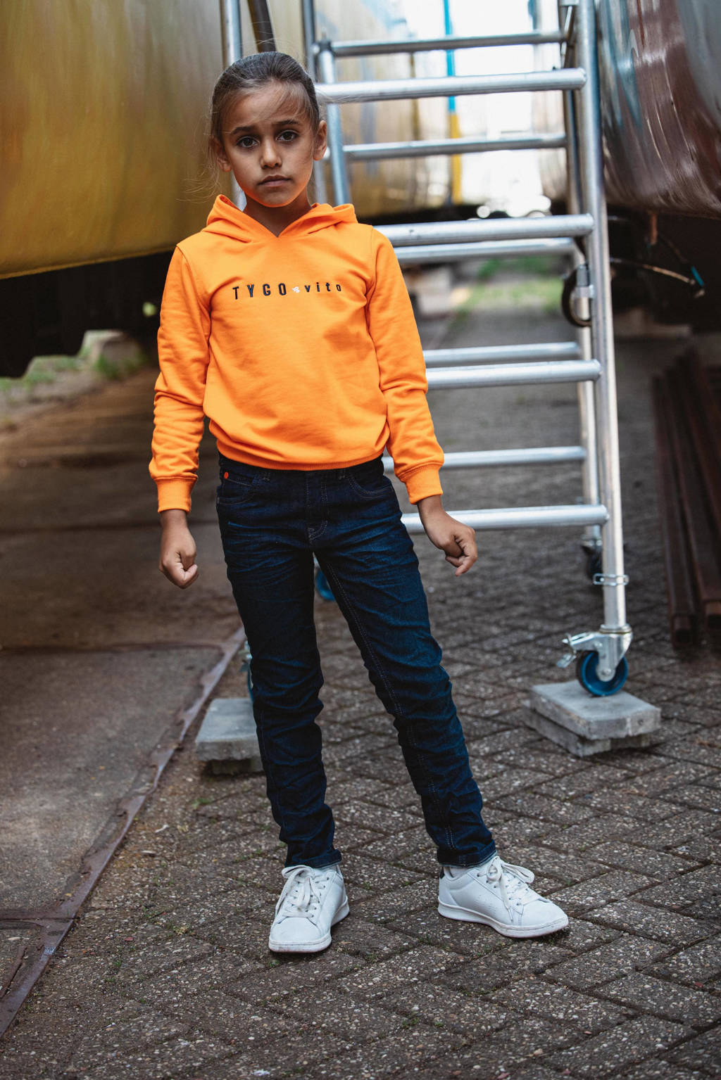 TYGO & vito hoodie oranje