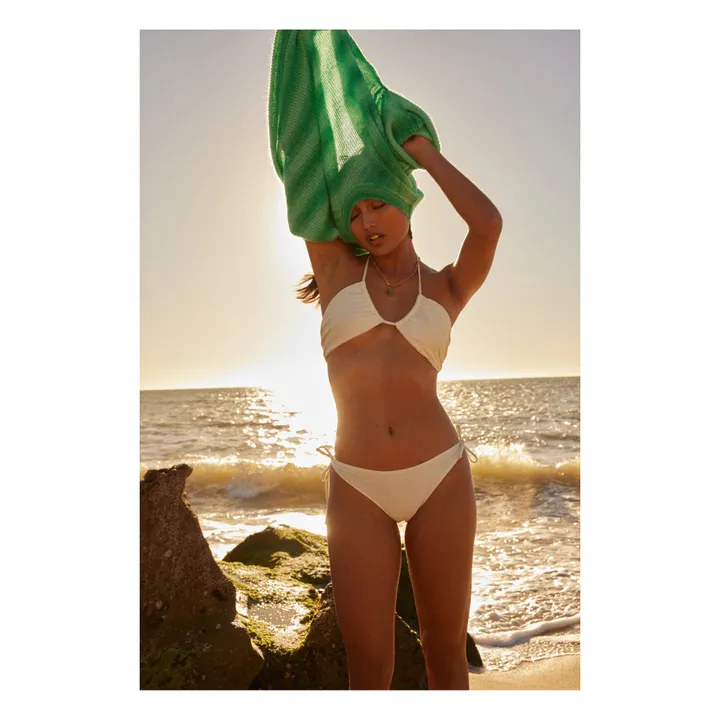 Alma Deia Bas de Maillot de bain à Laçage | Blanc cassé