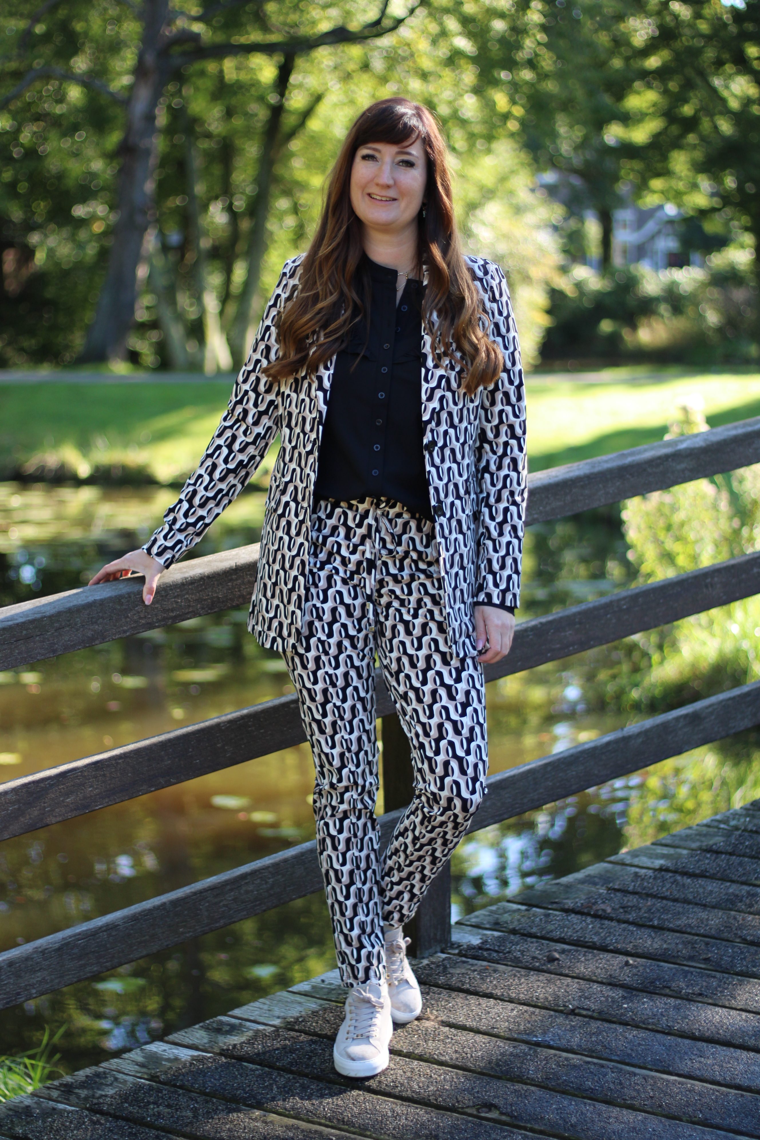 Zoso - Annelies Travel Blazer - Black/Offwhite