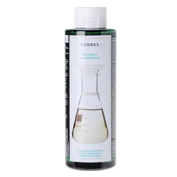 Shampoo Antiqueda Korres para Homens 250ml