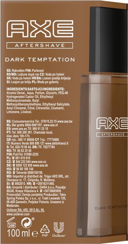 Axe Aftershave Dark Temptation 100 ml