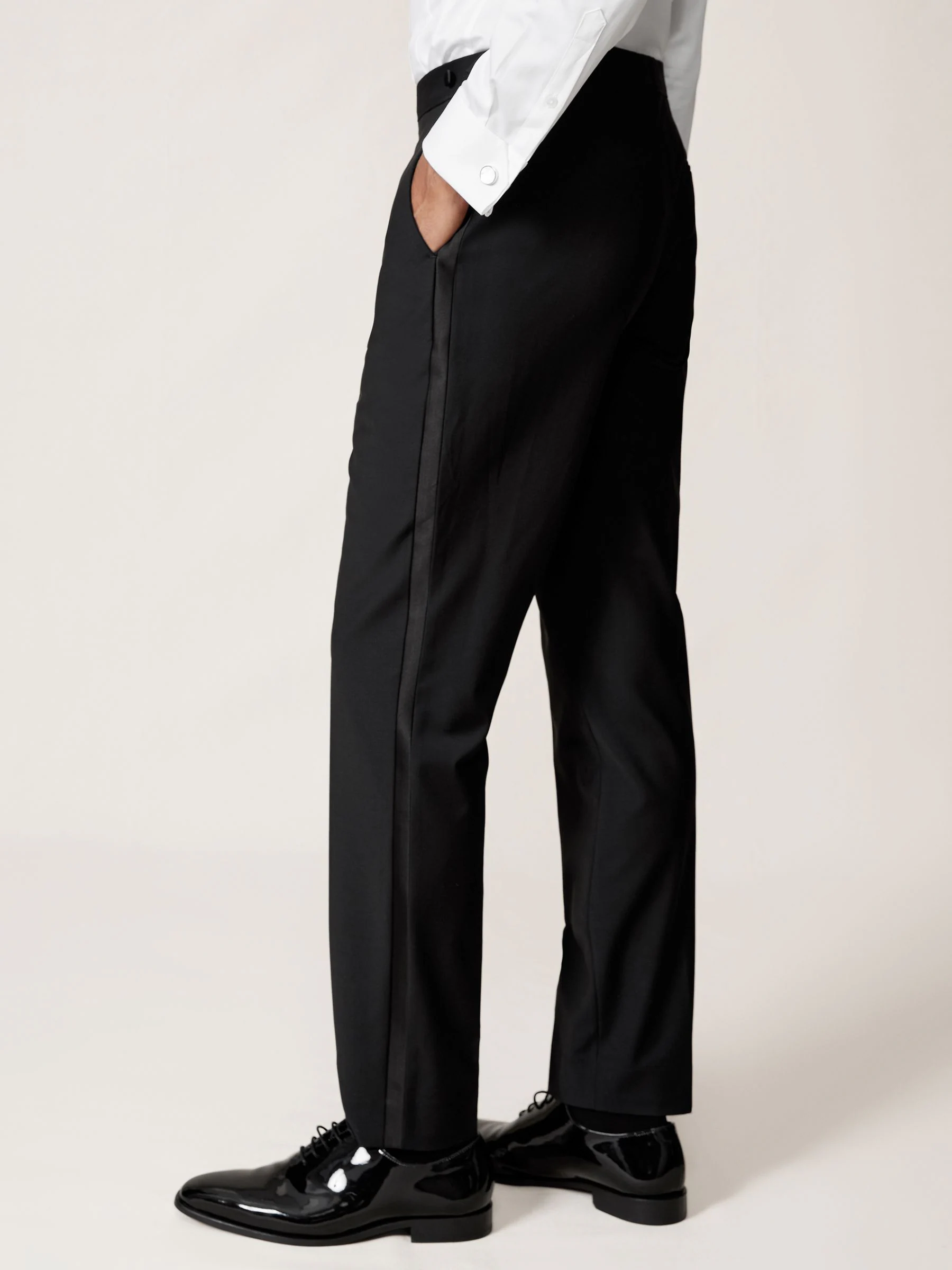 Reiss Poker Slim fit Broeken van Wolblend