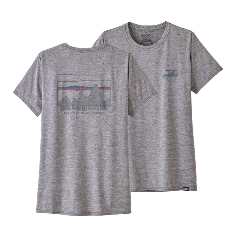 Patagonia Cap Cool Daily Graphic T-Shirt Women Skyline/Feather Grey