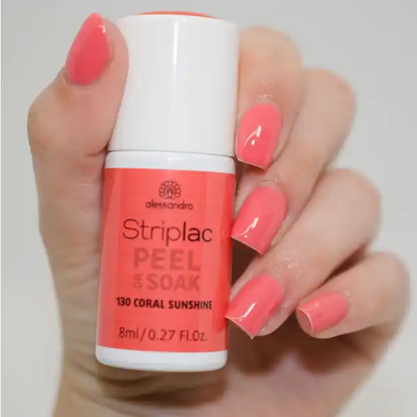 STRIPLAC PEEL OR SOAK CORAL SUNSHINE -VEGAN