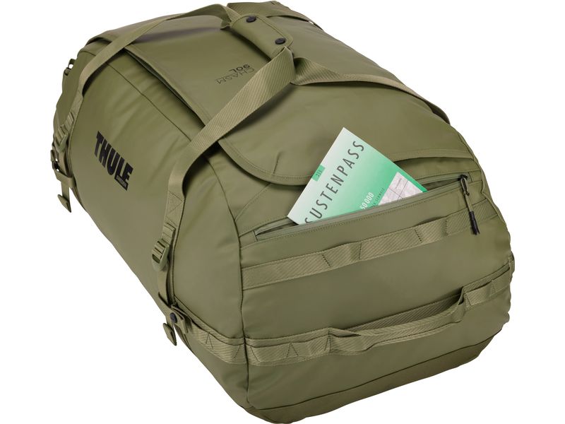 Thule Duffle Bag Chasm 90 l, Olivine Reisetasche und Rucksack in einem