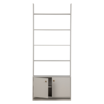 WOOOD wandkast Madu wolkengrijs grenenhout 200 x 79,6 x 35 cm