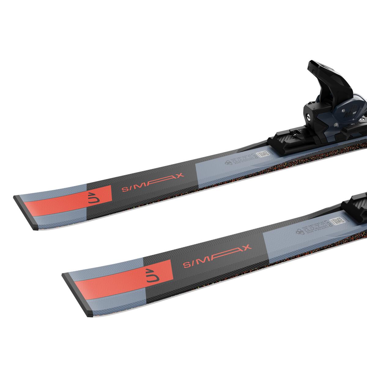Salomon E S/MAX 10 XT + MI 12 GW All Mountain Ski 2024/25 - 163 Salomon MI 12 GW black (DIN 4-12)