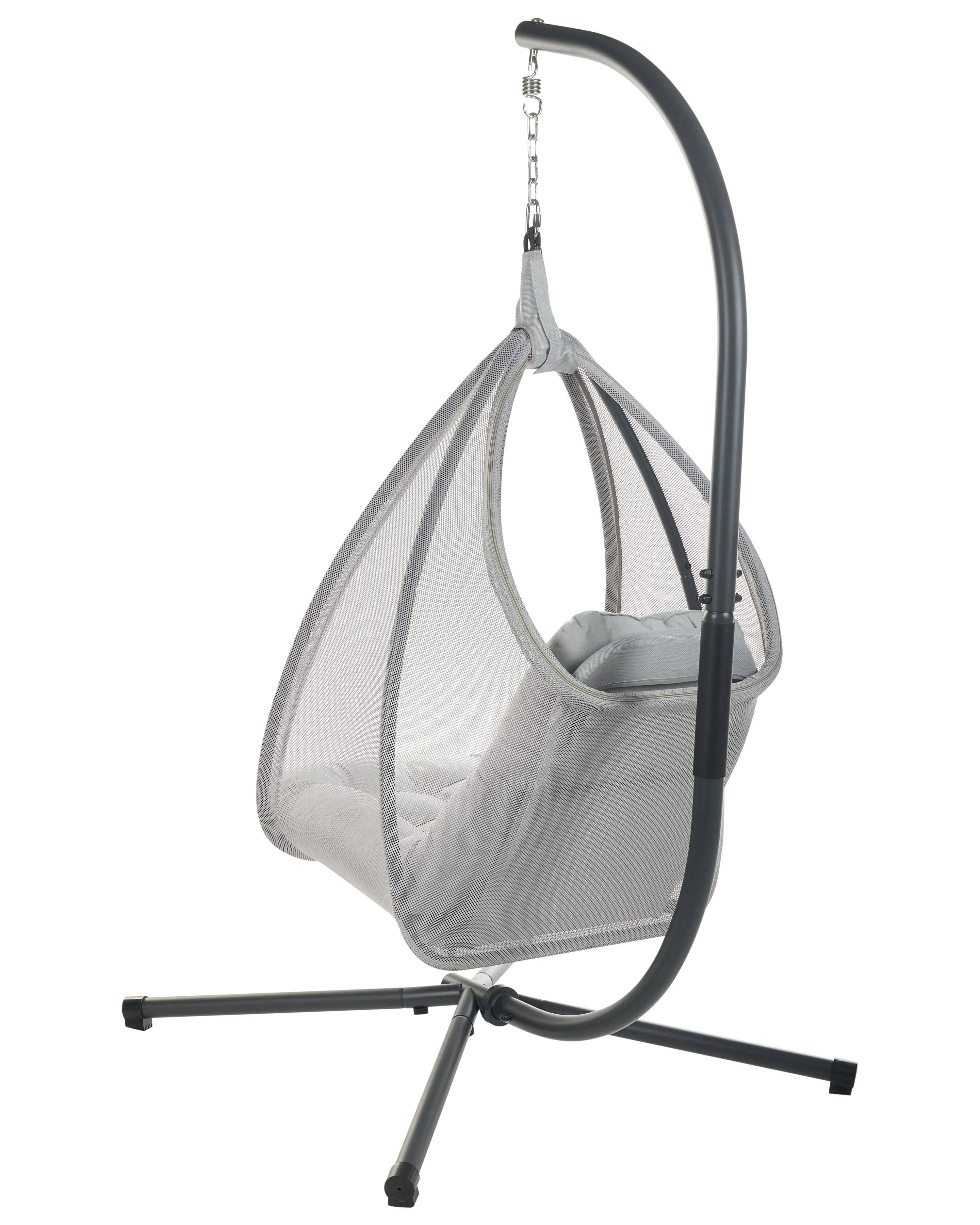 Hangstoel met standaard AVEGNO Stof Lichtgrijs