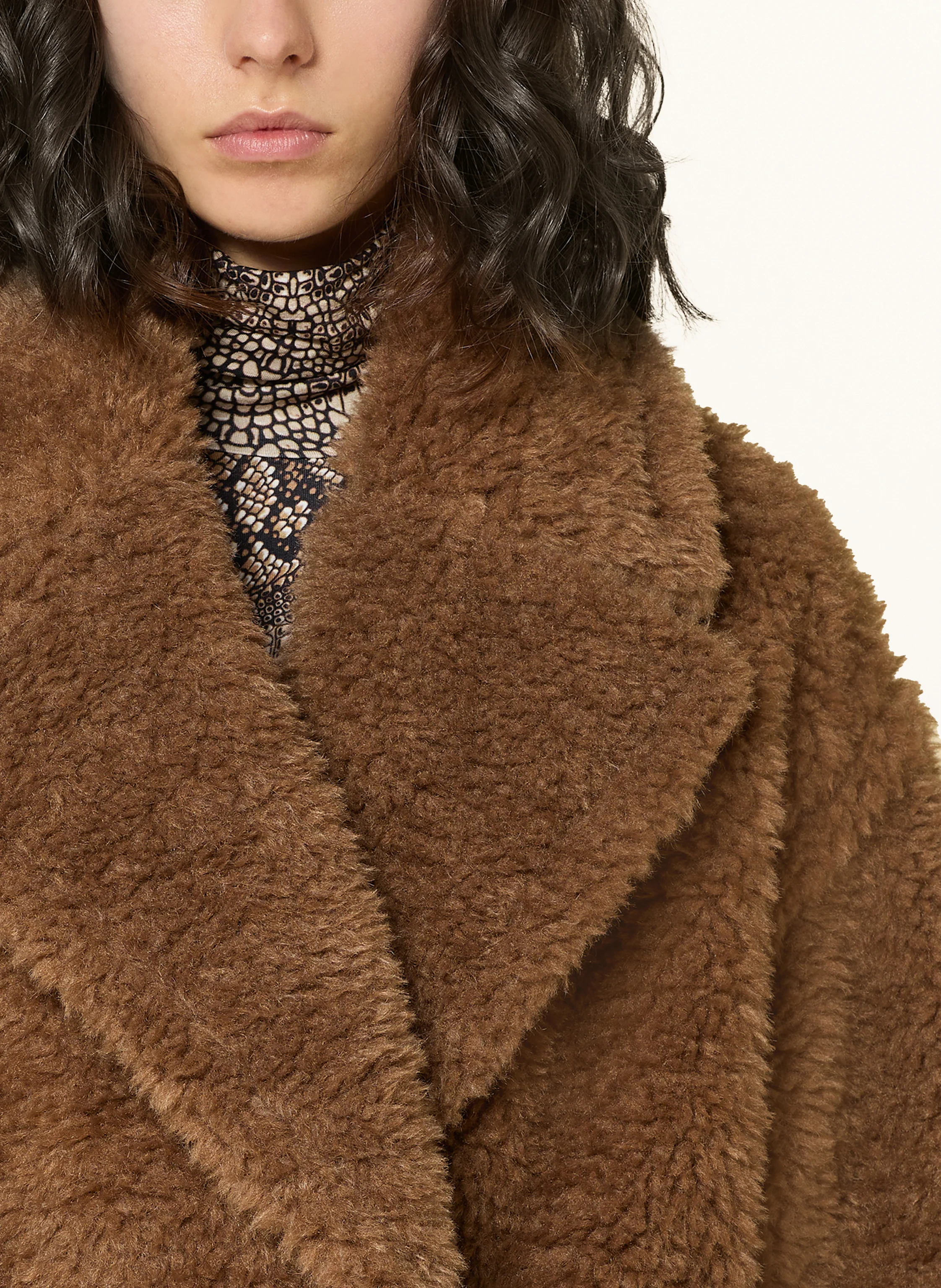 REISS Teddyfell-Mantel