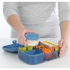 Boîte à encas LUNCHBOX, 1,1 litre, assorti