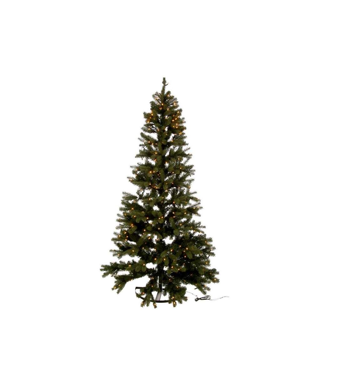 Paris Prix - Sapin De Noël à Led demi Mural 225cm Vert