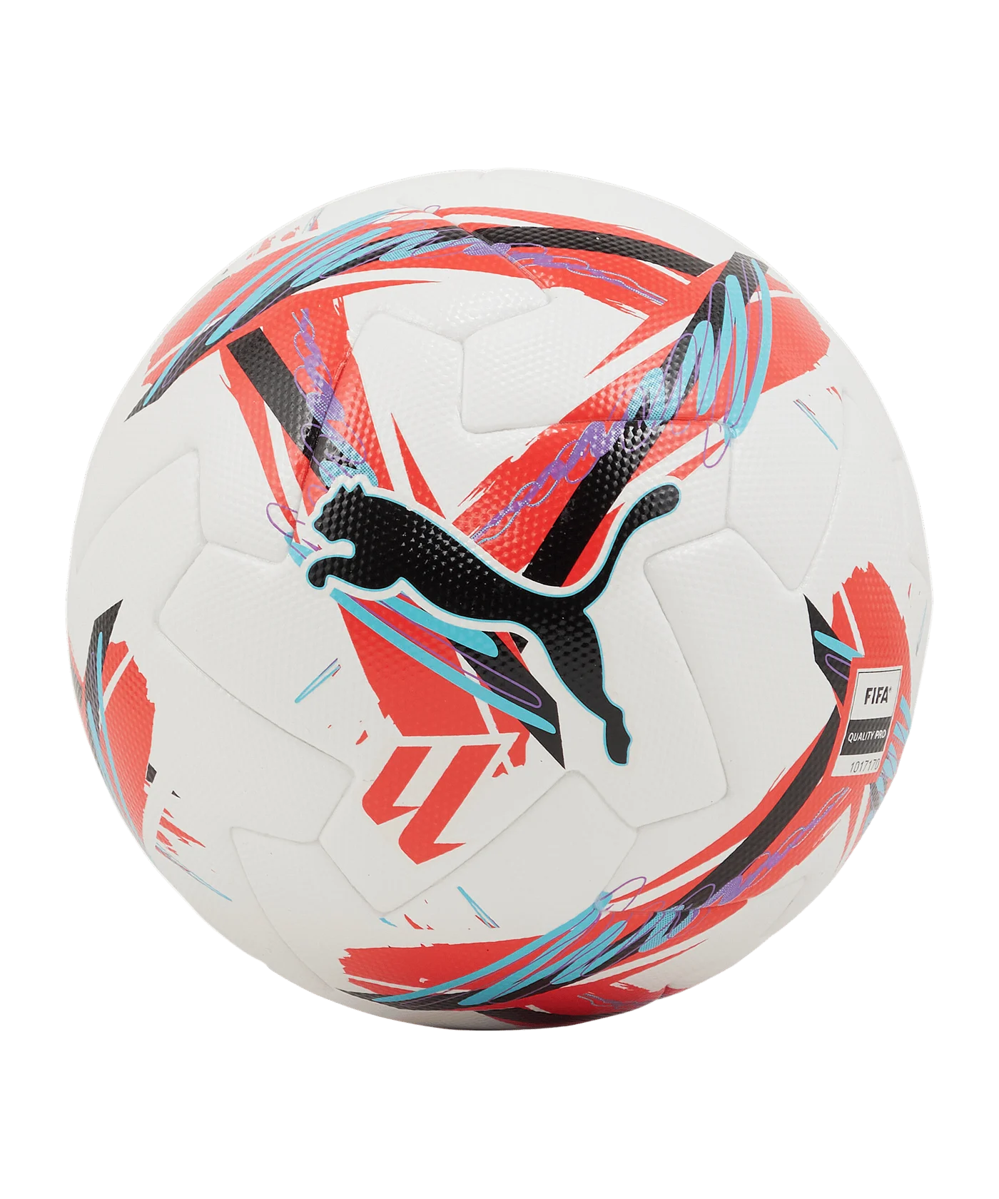 PUMA Orbita LaLiga 1 Spielball Weiss F01