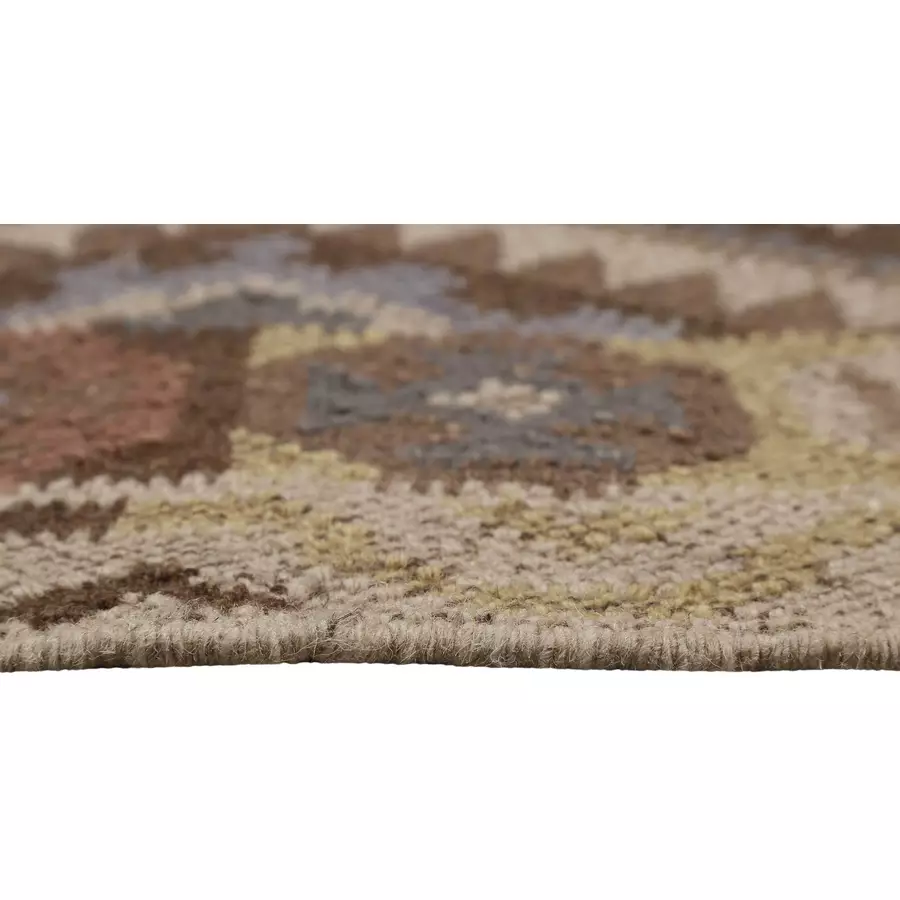 Green Looop Handweb-Teppich Migny braun