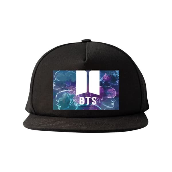 Snapback Caps | Komfortabel og Justerbar for Voksne BTS Svart Voksen