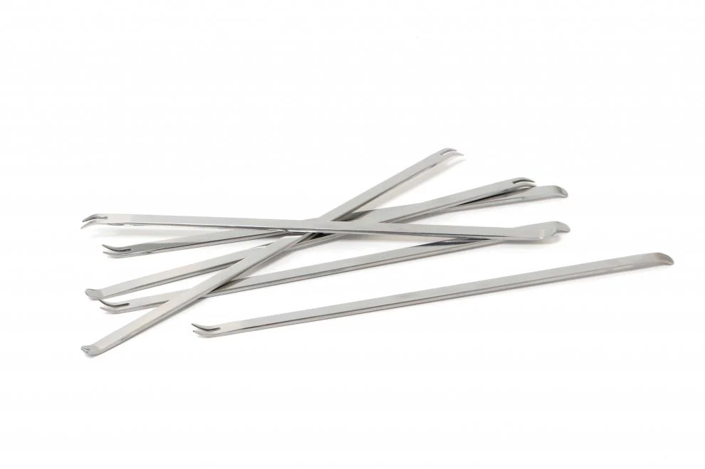18 curettes à crustacés en inox poli Chevalier diffusion