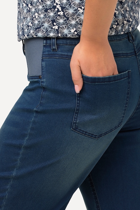 Jeans Mary, weites Bein, Stretch-Einsätze, Komfortbund