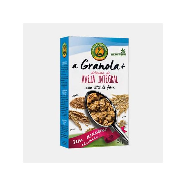 Cem Porcento A Granola  Aveia Integral 350g