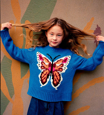 Molo Bluse - Strick - Wolle/Acryl - Gulda - Fliege Strick